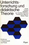 Unterrichtsforschung und didaktische Theorie 1970